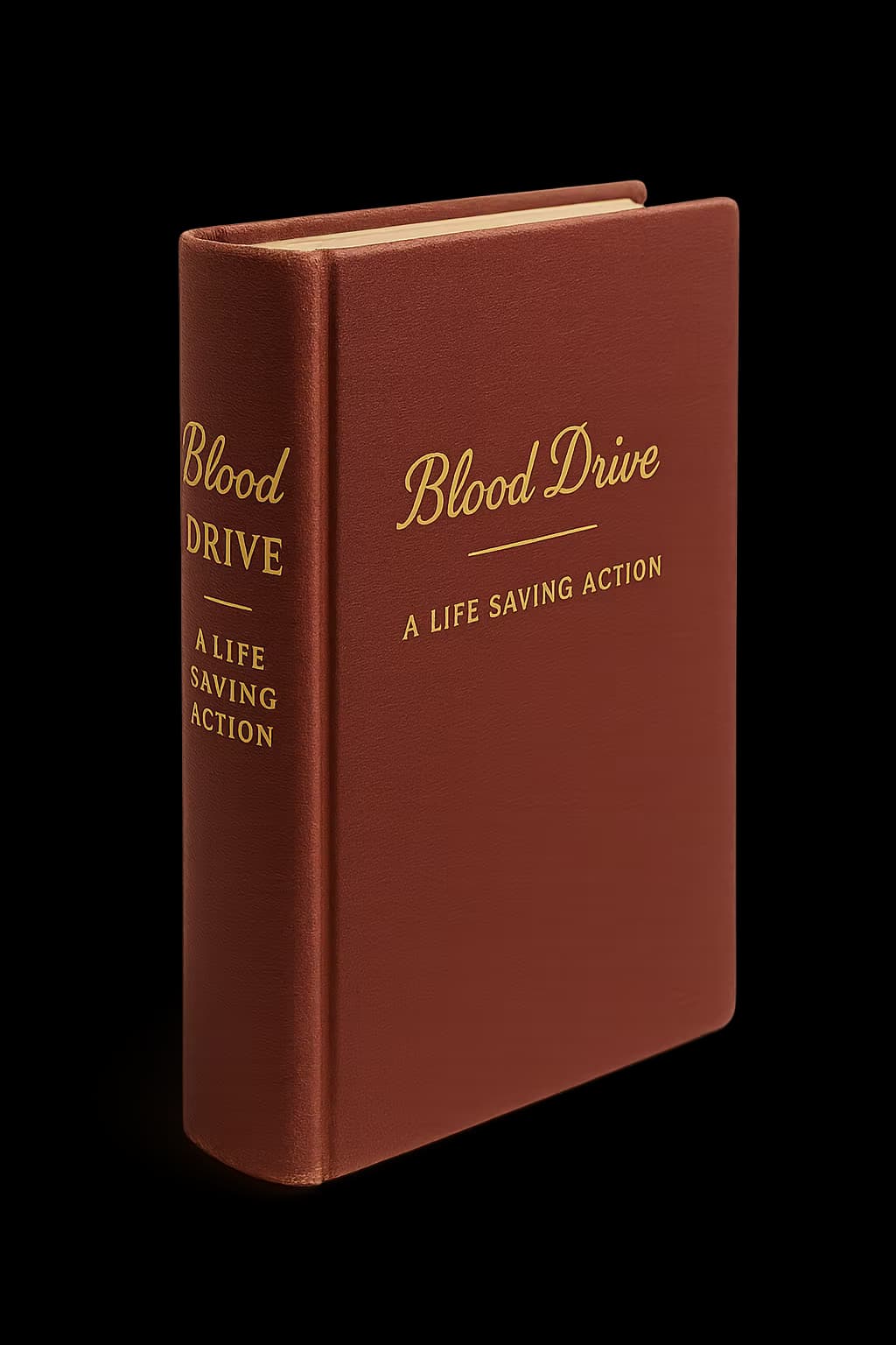 Blood Drive scrapbook
